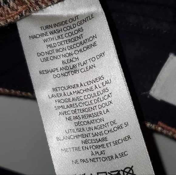 Maeve 18W, Plaid, Rhinestone, Anthropologie Tan Wide Leg Pants - Picture 3 of 8